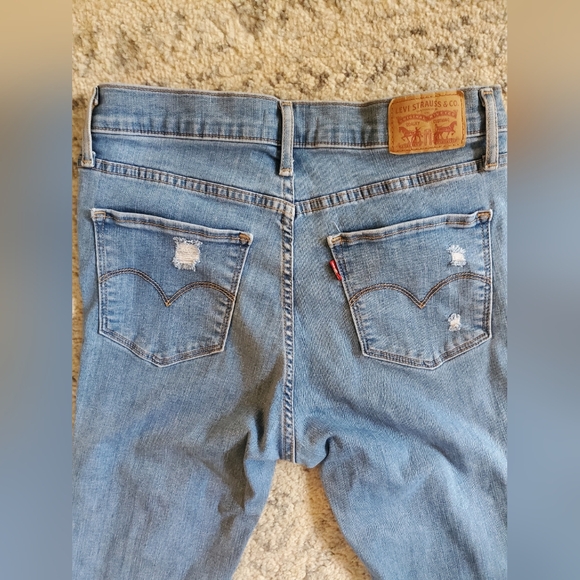 Levi's super skinny high rise jeans 30 x 30 - Picture 3 of 4